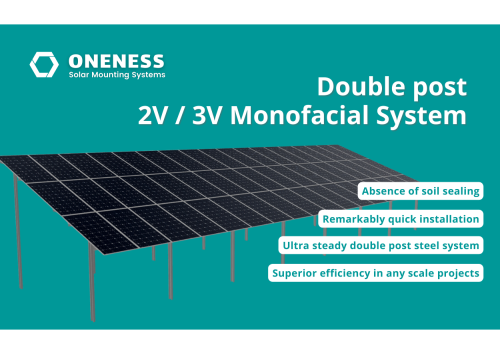 Double Post - 3V Monofacial System
